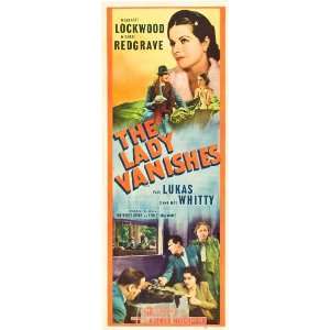  1962 The Lady Vanishes 14x36 Insert MOVIE POSTER