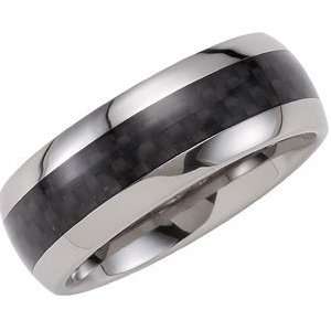  09.00 Black Carbon Fiber Inlay Jewelry