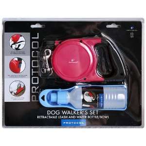  Protocol Dog Walkers Set   Retractable Leash and Water 
