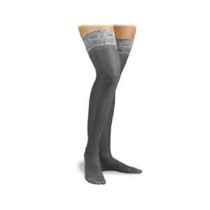   Lace Top Closed Toe Thigh Highs   15 20 mmHg: Health & Personal Care