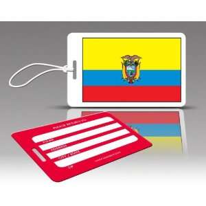  Insight Design 770543 TagCrazy Luggage Tags  Ecuador Flag 
