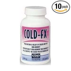  Cold fx Daily Defence 200mg, 60 Capsules (10 Pack) 600 