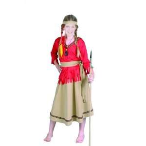  Childrens Indian Girl Costume (Size:Large 12 14): Toys 