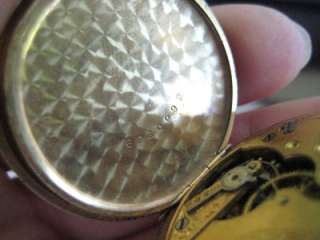 Antique Ladies Hampden Molly Stark Pocket Watch Gold F.  