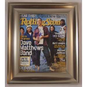  Dave Matthews Band   Hand Signed Autographed RS Magazine 