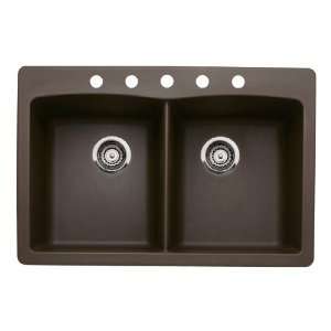   Double Basin Composite Granite Kitchen Sink 440218 5