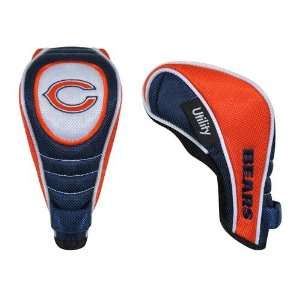Chicago Bears Golf Club Shaft Gripper Utility Head Cover:  