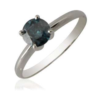  0.75cttw Natural Round Treated Blue Diamond (AA+ Clarity 