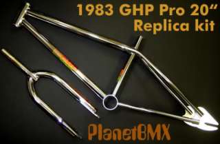 2010 GHP BMX 1983 Pro 20 REPLICA frame & fork KIT NEW  