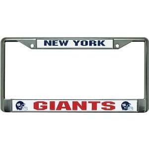  Rico New York Giants Chrome License Plate Frame Sports 