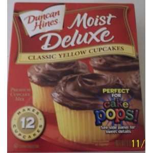 Duncan Hines Cupcake Mix (Makes 12 Cupcakes) Classic Yellow:  