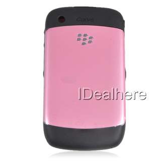 Pink Replace Full Housing Cover Case for Blackberry 8520  