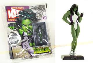   Marvel Figurine Collection Mag #38 SHE HULK   Green Hottie  