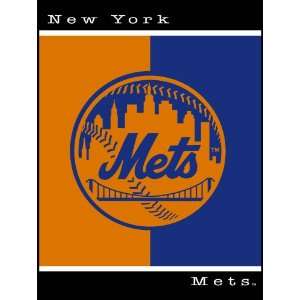   Mets 60 x 80 All Star Collection Blanket / Throw: Sports & Outdoors