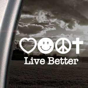  Live Better Decal Car Truck Bumper Window Sticker 