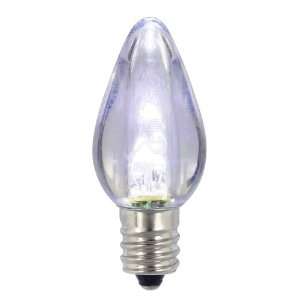   White LED Transparent Twinkle C7 Christmas Replacement Bulbs: Home