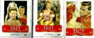 SISSI 1,2,3 Trilogy Collection Romy Schneider   3 DVD REGION 2 