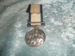 NGSM Medal 1847 Trafalgar Clasp Royal Marine HMS Nelson  