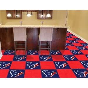 Fan Mats Houston Texans NFL Team Logo Carpet Tiles  Sports 