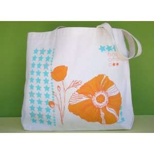 Poppies Recycled Cotton Tote Bag