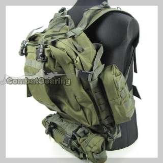 CADPAT Tactical Molle Assault CamelPack Backpack OD  