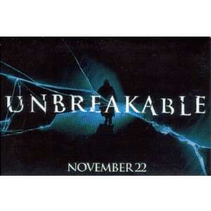  (1x2) Unbreakable Movie (Silhouette, Cracked Glass) Pin 