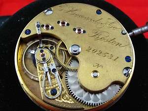 VINTAGE 18S E. HOWARD SERIES 7 HUNTING CASE MOVEMENT  