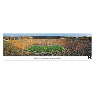  Michigan Wolverines Football Unframed Panoramic Sports 