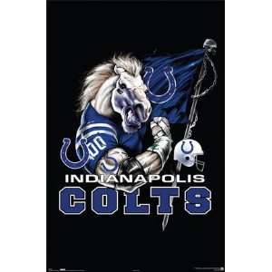  NFL INDIANAPOLIS COLTS NEW LOGO POSTER: Home & Kitchen