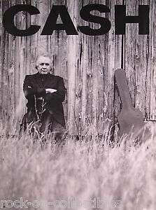 JOHNNY CASH 1996 UNCHAINED PROMO POSTER  