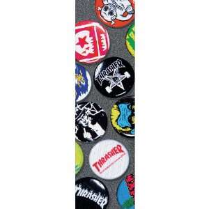  MOB GRIP 9x33 Thrasher Buttons Grip Tape Sports 