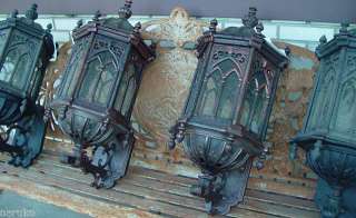 10 GOTHIC STYLE CAST IRON SCONCE S FOR YOUR ESTATE  