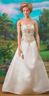   set Royal Portrait Gown Princess Diana Doll Franklin Mint  