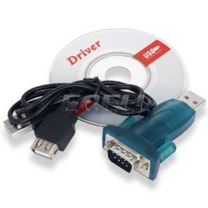  USB Serial Adapter cable + CD, Vista and XP Compatible, RS 