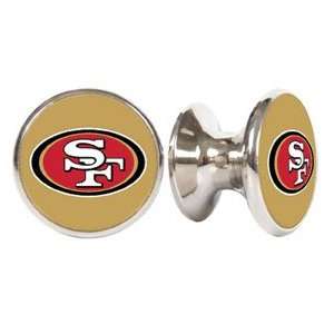 San Francisco 49ers NFL Stainless Steel Cabinet Knobs / Drawer Pulls 