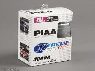 Piaa Xtreme White XTRA 9005 HB3 Light Bulb 60w = 120  