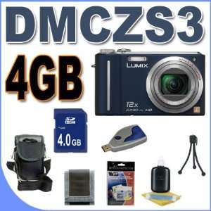  Panasonic Lumix DMC ZS3 10MP Digital Camera w/12x Wide Angle MEGA 