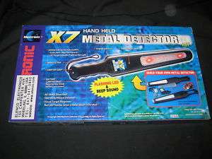 Maxitronic x7 Hand Held Metal Detector it, build it new  