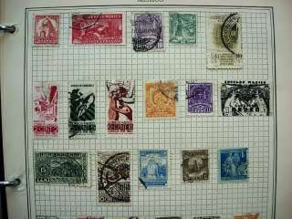 WW(N Z), 100S of OLD Stamps hinged in an album  