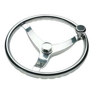  Vision Cast 316 Stainless Steel Steering Wheel With Knob 