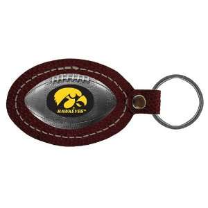  Iowa Hawkeyes NCAA Football Key Tag (Leather): Sports 