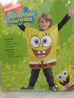 NEW Spongebob Squarepants Dress Up Sponge Costume Shoe Covers Bikini 