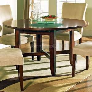   Avenue 54 inch Round Dining Table AV540T B Furniture & Decor