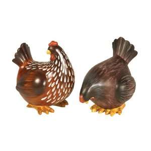  Sterling Home Mother Hens Figurines, 6 Inch Tall, Set of 2 
