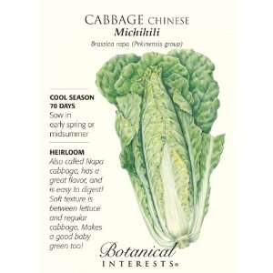  Chinese Cabbage Michihili Heirloom Seeds Patio, Lawn 