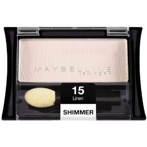 Maybelline New York Expert Wear Eyeshadow Singles, Linen 15 Shimmer, 0 