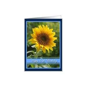  Happy Birthday Sunflower 65 Years Old Card Toys & Games