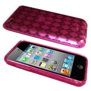  Hot Pink Diamond Flex Gel Case / Skin / Cover for Apple 