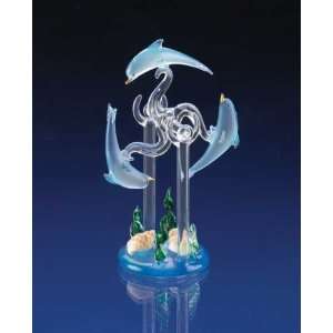 Blue Glass Dolphins Swing   Style 35199 