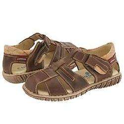 Petit 30638 (Toddler/Youth) Dark Brown Leather Sandals  